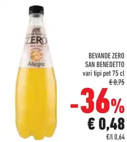 Conad Superstore Bevande zero SAN BENEDETTO offerta