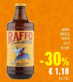 Conad Superstore Birra grezza RAFFO offerta