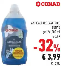 Conad Superstore Anticalcare lavatrice CONAD gel offerta