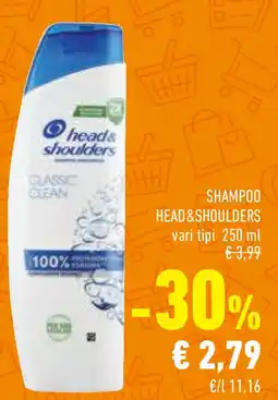 Conad Superstore Shampoo HEAD&SHOULDERS vari tipi offerta