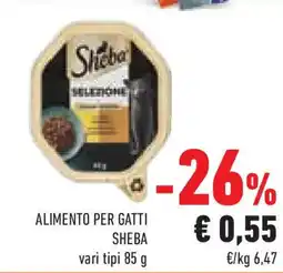 Conad Superstore Alimento per gatti SHEBA vari tipi offerta