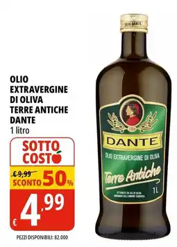 Tigros Olio extravergine di oliva terre antiche DANTE offerta