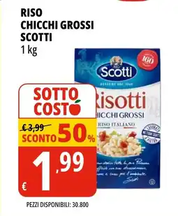 Tigros Riso chicchi grossi SCOTTI offerta