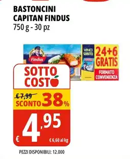 Tigros Bastoncini CAPITAN FINDUS offerta