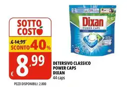 Tigros Detersivo classico power caps DIXAN offerta