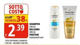 Tigros Shampoo-balsamo PANTENE offerta