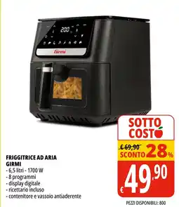 Tigros Friggitrice ad aria GIRMI offerta