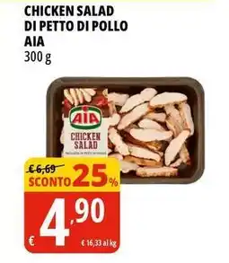 Tigros Chicken salad di petto di pollo AIA offerta