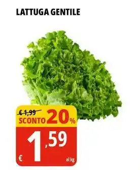 Tigros Lattuga gentile offerta