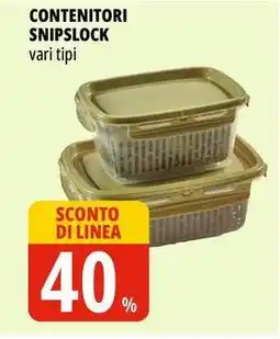 Tigros Contenitori SNIPSLOCK vari tipi offerta