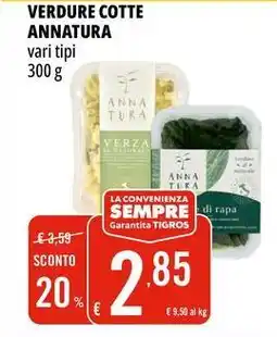 Tigros Verdure cotte ANNATURA offerta