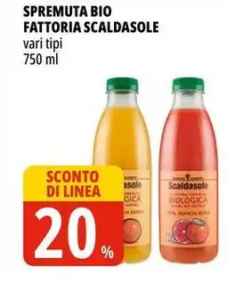 Tigros Spremuta bio FATTORIA SCALDASOLE offerta
