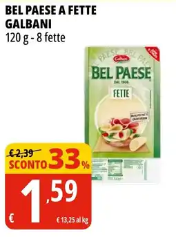 Tigros Bel paese a fette GALBANI offerta