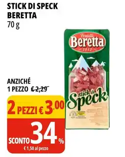 Tigros Stick di speck BERETTA offerta