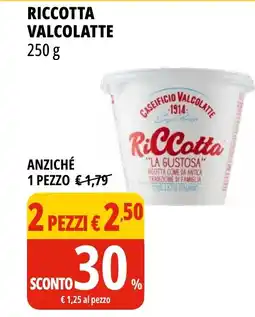 Tigros Riccotta VALCOLATTE offerta