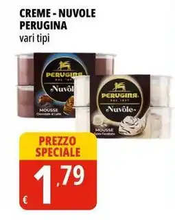 Tigros Creme - nuvole PERUGINANuvol vari tipi offerta