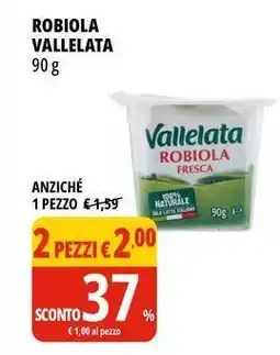 Tigros Robiola VALLELATA offerta