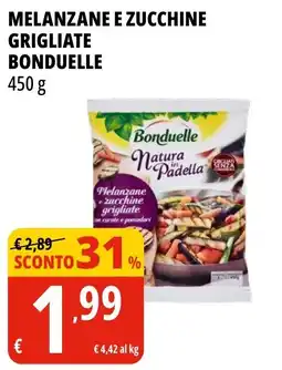 Tigros Melanzane e zucchine grigliate BONDUELLE offerta