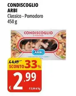 Tigros Condiscoglio ARBI offerta