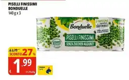 Tigros Piselli finissimi BONDUELLE offerta