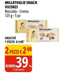Tigros Millefoglie snack VICENZI offerta