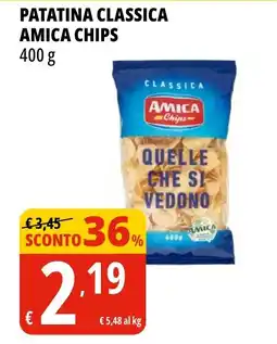 Tigros Patatina classica AMICA CHIPS offerta