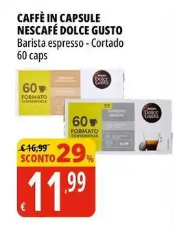 Tigros Caffè in capsule NESCAFÉ DOLCE GUSTO offerta