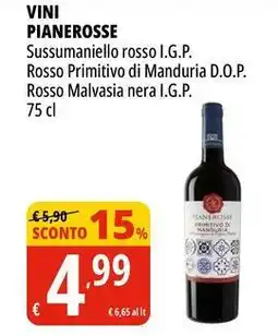 Tigros Vini PIANEROSSE offerta