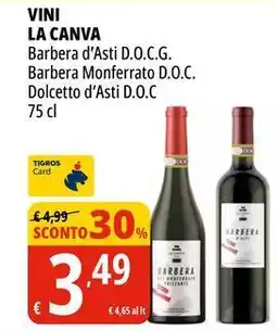 Tigros Vini LA CANVA offerta