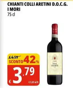 Tigros Chianti colli aretini d.o.c.g. I MORI offerta