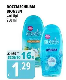 Tigros Docciaschiuma BIONSEN vari tipi offerta