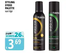Tigros Styling syoss PALETTE offerta