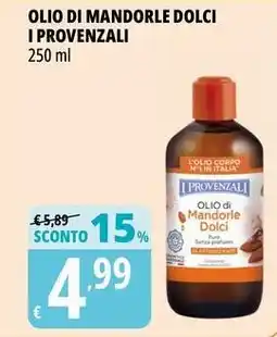 Tigros Olio di mandorle dolci I PROVENZALI offerta