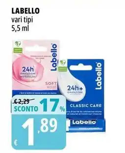 Tigros LABELLO vari tipi offerta