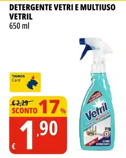 Tigros Detergente vetri e multiuso VETRIL offerta