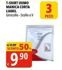 Tigros T-shirt uomo manica corta LIABEL offerta