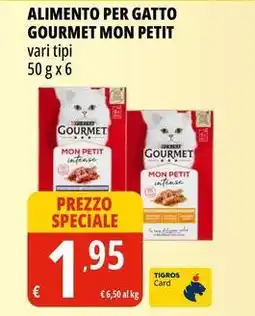 Tigros Alimento per gatto gourmet mon petit offerta
