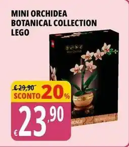 Tigros Mini orchidea botanical collection LEGO offerta