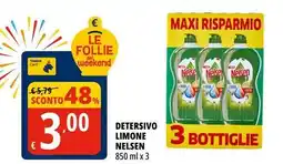 Tigros Detersivo limone NELSEN offerta