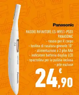Conad Superstore RASOIO RIFINITORE ES-WR51-P503 PANASONIC offerta