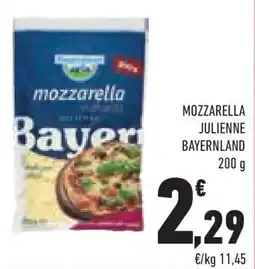 Conad Superstore Mozzarella julienne BAYERNLAND offerta