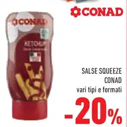 Conad Superstore Salse squeeze CONAD offerta