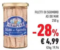 Conad Superstore Filetti di sgombro AS DO MAR offerta