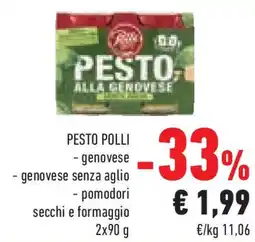 Conad Superstore Pesto POLLI offerta