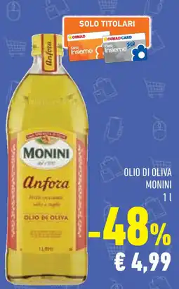 Conad Superstore Olio di oliva MONINI offerta