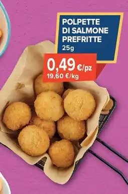 Sapore di Mare Polpette di salmone prefritte offerta
