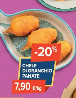 Sapore di Mare Chele di granchio panate offerta