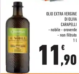 Conad Superstore Olio extra vergine di oliva carapelli - nobile-oroverde - non filtrato offerta