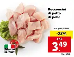 Lidl Bocconcini di petto di pollo offerta