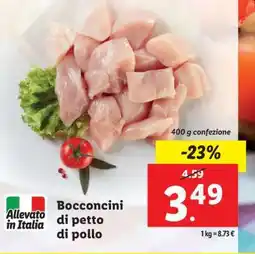 Lidl Bocconcini di petto di pollo offerta